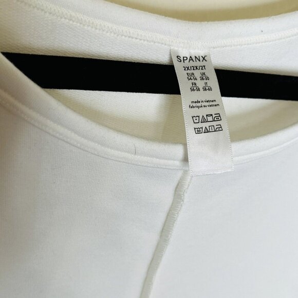 Spanx Perfect Length Top Dolman 3/4 Sleeve Ivory - Picture 11 of 14
